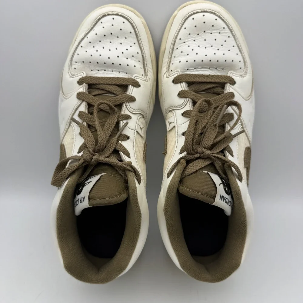 Jordan Stadium 90 Sneakers Mens 8.5 Sail Brown Kelp FB2269-102 Low Top